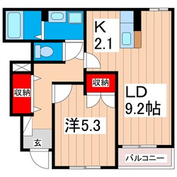 クレアトゥールの物件間取画像